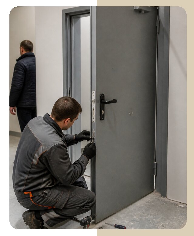 Ремонт противопожарной двери в Учалах по цене 6609 р. | ДвериЛегко-Члы