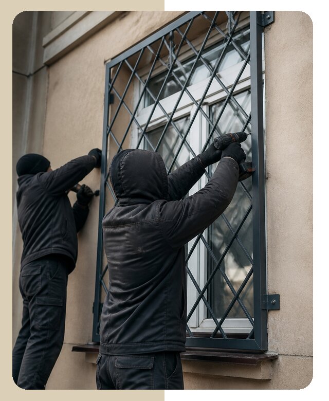 Установка антивандальных решеток на окна в Учалах